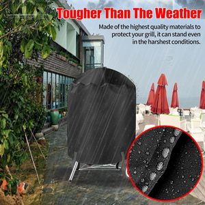 Funda Protectora para Parrilla <span class=keywords><strong>de</strong></span> Carbón <span class=keywords><strong>Weber</strong></span> <span class=keywords><strong>de</strong></span> 26 Pulgadas, Resistente al Agua, al Polvo y a los Rayos UV, Fabricada con Tela Oxford Resistente - Product Image 4