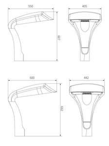 Lámparas Solares para Jardín con Sensor <span class=keywords><strong>de</strong></span> Movimiento, Estacas para Patio Trasero - Product Image 4