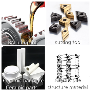 Katı yağlayıcı altıgen bor nitrit tozu 0.3-0.5 Um 1-5micro HBN altıgen bor nitrür - Product Image 5