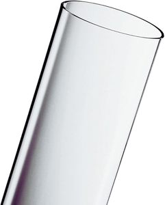 Tube en verre de quartz de remplacement pour colonne de feu, torche à granulés, diamètre 67 cm, résistant à la chaleur, finition thermolaquée, style classique pour - Product Image 1
