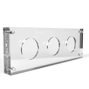 Marco de exhibición de monedas de doble cara acrílico transparente al por mayor para tiendas - Product Image 4