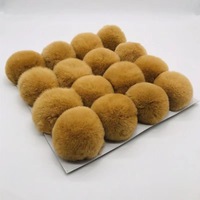 Pendentifs en fausse fourrure DIY en stock en gros, forme de boule de 3 cm à 10 cm, style fourrure de lapin, provenant de la source du fabricant