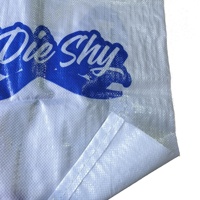 Sac tissé en PP personnalisable de la marque MY pour l'agriculture, impression offset, découpe thermique, couture, scellage, recyclable pour riz, farine, poulet