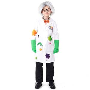 Disfraz de Científico Loco para Niños, Disfraz de Doctor para Halloween, Día de las Profesiones, Representaciones Escénicas, Juegos de Rol, Cosplay, Carnaval y Fiestas - Product Image 1