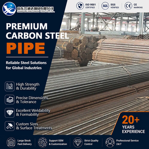 Welded A106 Gr.B A53 Gr.B 3PE Coated 273mm 12mm API 5L Carbon Steel Tube with Durable Construction Grade - Product Image 1