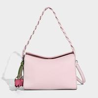 Sac d'été tendance pour femme 2026, nouveau style, sac à bandoulière avec poignée torsadée, résistant à l'eau, portable, décontracté, doublure en polyester