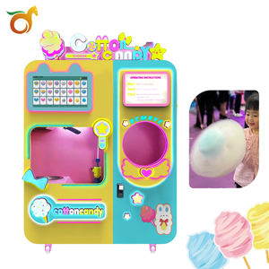 Le profit élevé fait l'argent commercial exclusif de distributeur automatique de barbe à papa de réservoir de sucre de 6 couleurs - Product Image 1