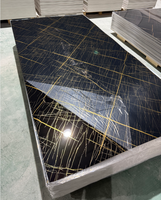 GUANGMEI Diseño moderno 3mm Hojas Uv Paneles de mármol de plástico Pvc Fácil de instalar con varios y estilos de diseño de moda