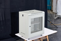 Armoire murale portable 12U démontable pour serveur informatique, personnalisation OEM, boîtier 530x600x400mm, armoire réseau