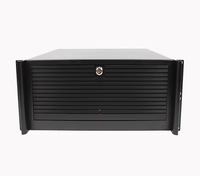 ODM OEM Boîtier d'ordinateur PC industriel 4U Rack 450mm Profondeur HTPC ATX Serveur avec ventilateur Stock en plastique