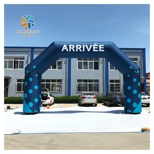 Custom Inflatable Arch Top Quality Logo Printing Inflatable Finish Line Arch For Event Advertising