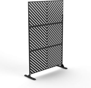 Outdoor Privacy <strong>Screens</strong> <strong>Free</strong> <strong>Standing</strong> <strong>for</strong> Balcony Patio <strong>Garden</strong> Privacy Fence Metal Laser Cut Decorative Privacy <strong>Screen</strong> - Product Image 2