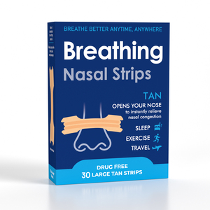 Respirare le strisce del naso originali giuste per ridurre il russare <span class=keywords><strong>e</strong></span> alleviare la congestione del naso, abbronzatura, 30 contate - Product Image 2