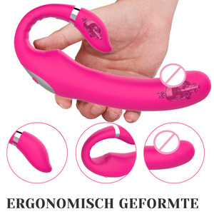 Dubbele Kop C-Type Dildo Vagina Clitoris Orgasme Vibrator Vrouwelijke Masturbatie <span class=keywords><strong>Massage</strong></span> Seksspeeltjes Voor Vrouwen - Product Image 3