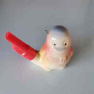 <span class=keywords><strong>Sifflet</strong></span> d'oiseau en céramique à <span class=keywords><strong>dessin</strong></span> coloré, instrument de musique pour le bain, jouets éducatifs pour enfants, cadeau pour enfants - Product Image 5
