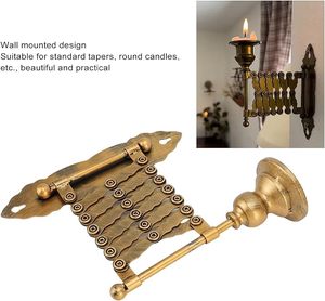 Lámpara de Pared LANJO Vintage de Latón con Brazo Extensible Tipo Acordeón para Hogar, Sala de Estar - Product Image 5