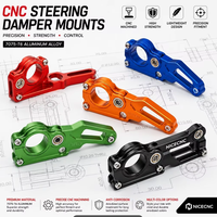Support de fixation d'amortisseur de direction CNC en aluminium 7075-T6 pour moto, stabilisateur personnalisé, pièces OEM pour moto tout-terrain, dessin requis