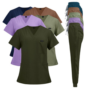 Set di Divise Mediche Personalizzate per Donne, Antirughe, per Chirurgia, Vendita all'Ingrosso, Uniforme Ospedaliera per Medici - Product Image 1