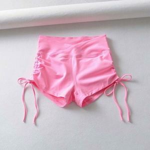 Đi Xe Đạp Quần Short V-Hình Eo Đàn Hồi Đóng Cửa Của Phụ Nữ Tùy Chỉnh Phòng Tập Thể Dục Nhanh Khô <span class=keywords><strong>Hobo</strong></span> Skinny Chạy - Product Image 2