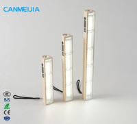 Lampe de secours LED portable rechargeable, lampe de camping, 3 couleurs chaudes, intensité réglable, lampe extérieure en ABS pour la maison, le jardin, les pannes de courant