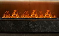 Cheminée à vapeur d'eau Kalsubo encastrable de 36 pouces, flamme 3D à effet de brume, 6 niveaux de flamme, ventilateur 8 vitesses, commande vocale et application, purification UV-C, auto-nettoyante