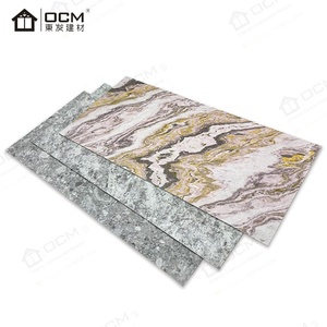 Paneles de piedra decorativos Hojas de chapa de <span class=keywords><strong>pizarra</strong></span> de piedra caliza flexible para chimenea de pared característica Diseño interior moderno envolvente - Product Image 5
