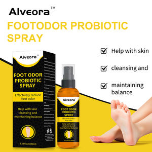 Alveora 100ml天然ティーツリーオイル抗真菌フットスプレーかゆみや臭いボディケア製品のクイックリリーフ - Product Image 2