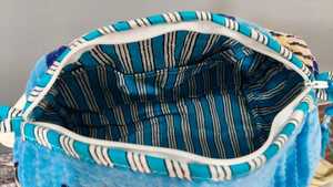 Ensemble de trousses de toilette en velours à imprimé léopard avec fermeture à cordon, style bohème, sacs de voyage pour cosmétiques - Product Image 2