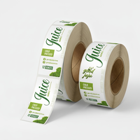 Autocollants personnalisés pré-imprimés avec logo, durables, imperméables, étiquettes d'emballage, autocollants en papier BOPP PET vinyle BOPP