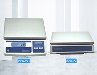 Balance de table numérique en acier inoxydable haute précision avec écran LCD, 0,1 g, 1 g, 10 kg, 20 kg, 30 kg