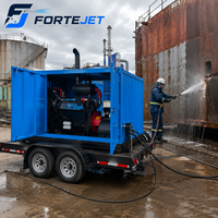 Nettoyeur haute pression Hydro Blaster 2000 bars, machine de nettoyage haute pression électrique 110 kW pour le traitement des surfaces industrielles