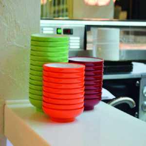 Plato de Sushi de Melamina de 5 Pulgadas, Tazón con Logotipo Personalizado, Plato de Servir Japonés para Uso en Restaurantes - Product Image 1