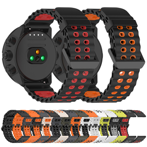 Correa de silicona de doble color Win-Win para Suunto 9/Spartan Sport Ocean correa de repuesto con liberación rápida impermeable - Product Image 1