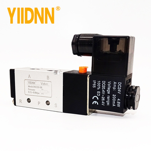 Airtac-صمام الملف اللولبي للتحكم في الهواء, صمام الملف اللولبي للتحكم في الهواء الهوائية من نوع 5/2 ، 4V210-08 DC24V DC220V AC24V AC220V - Product Image 3