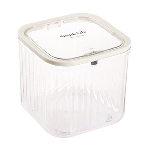 Desktop Hair Accessory Storage <b>Box</b> With Lid Dustproof Design For Hair Ties Clips Pins 2L Capacity Transparent <b>Large</b> Size - Product Image 5