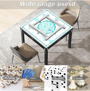 Mạt chược bảng mat chống trượt vuông Máy tính để bàn <span class=keywords><strong>Pad</strong></span> giảm tiếng ồn bề mặt chơi game cho Poker Domino Hội Đồng Quản trị Trò chơi thẻ với túi - Product Image 3