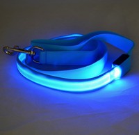 Tali Kekang Anjing Bercahaya Isi Ulang USB 2023 LED Tali Kekang Anjing Bercahaya USB Pengisian Daya Led Aksesori Tali Anjing