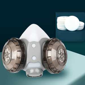 <span class=keywords><strong>Respirator</strong></span> industri wajah penuh, <span class=keywords><strong>Respirator</strong></span> Kimia Filter silikon setengah masker pernapasan dengan kacamata keamanan - Product Image 5