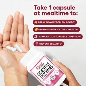 Suplemento Premium de Enzimas Digestivas, 60 Cápsulas con Múltiples Enzimas, Promueve la Función Digestiva, Cápsulas de Enzimas Digestivas - Product Image 5