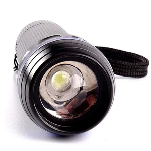 Custom Handheld <b>LED</b> <b>Flashlight</b> Light High Power Long Range Torch with Rechargeable Battery UV Printed Promotional Item - Product Image 5