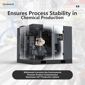 Máy nén khí trục vít hai giai đoạn với áp suất khí thải ổn định hơn và thể tích khí lớn hơn - Product Image 3