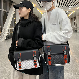 Bolsos de Mensajero de Cuero de Gran Tamaño para Hombre con Diseño Clásico de Estilo Lujoso, Bandoleras de Diseñador para Hombre - Product Image 5