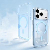 Coque magnétique transparente originale pour iPhone 18 Pro Max 17 Pro, protection anti-chute