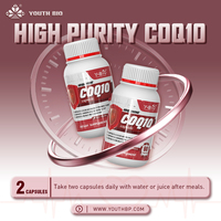 Capsules de CoQ10 avec Vitamine B3 et Extrait de Riz Rouge Fermenté, Gélules Végétaliennes, Marque Privée, OEM, ODM, Approvisionnement Direct Usine