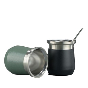 Taza Creativa de Acero Inoxidable 304 con Aislamiento Térmico, Diseño de Cáscara de Huevo, 12 oz, para Camping y Actividades al Aire Libre, con Pajita, 6-12 Unidades - Product Image 5