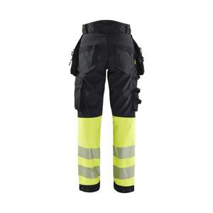 BLAKLADER - 711425139933C36 Pantalón Softshell Hi-Vis para Mujer Negro/Amarillo-EAN 7330509879795 ROPA DE TRABAJO DE 2017 - Product Image 2