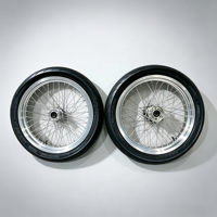Roues Supermoto Surron Light Bee 2, 17 pouces, jantes en alliage CNC 7116 T6 avec pneus CST Road Slick pour la conduite sur route