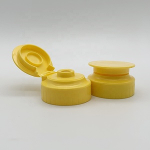 <span class=keywords><strong>Bouchon</strong></span> de bouteille à pression jaune de 38 mm de qualité <span class=keywords><strong>alimentaire</strong></span> industrielle, en plastique PP avec valve en <span class=keywords><strong>silicone</strong></span>, pour bouteille de miel liquide - Product Image 3