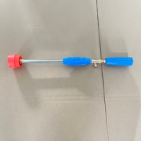 Pistolet pulvérisateur en cuivre bleu de 45 cm avec capuchon, pistolet pulvérisateur de jardin, lance haute pression