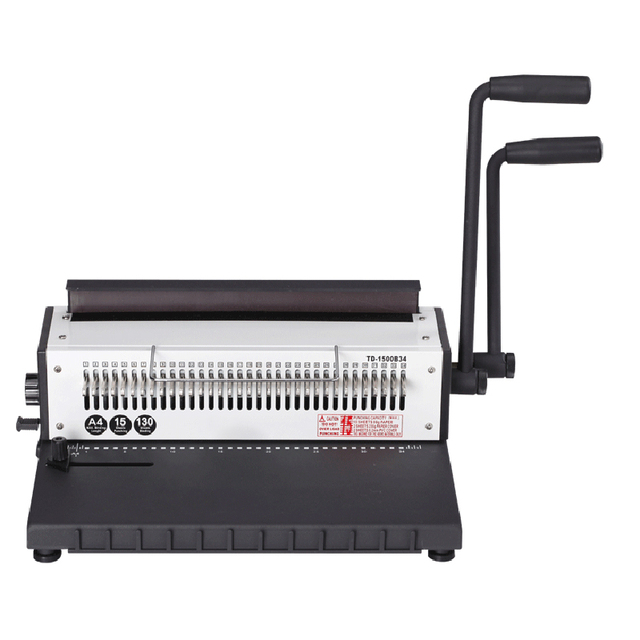 34 Square Holes Double Iron Ring Binding Machine
